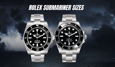 rolex submariner date dimensions